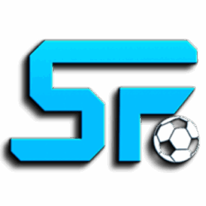 實發體育的標誌，包含「SF」字母和足球圖案。